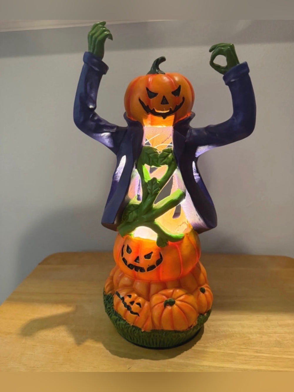 Halloween Pumpkin Stack Lantern